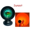 Mini USB Sunset Lamp Led Projector Night Light Switch Rainbow Atmosphere Home Bedroom Background Wall Decoration Gift - Image 8